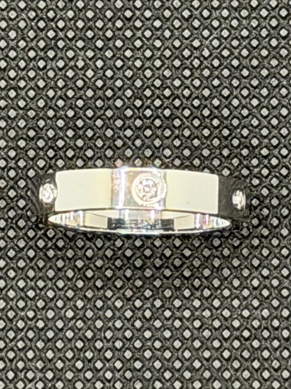Silver Satellite CZ Ring